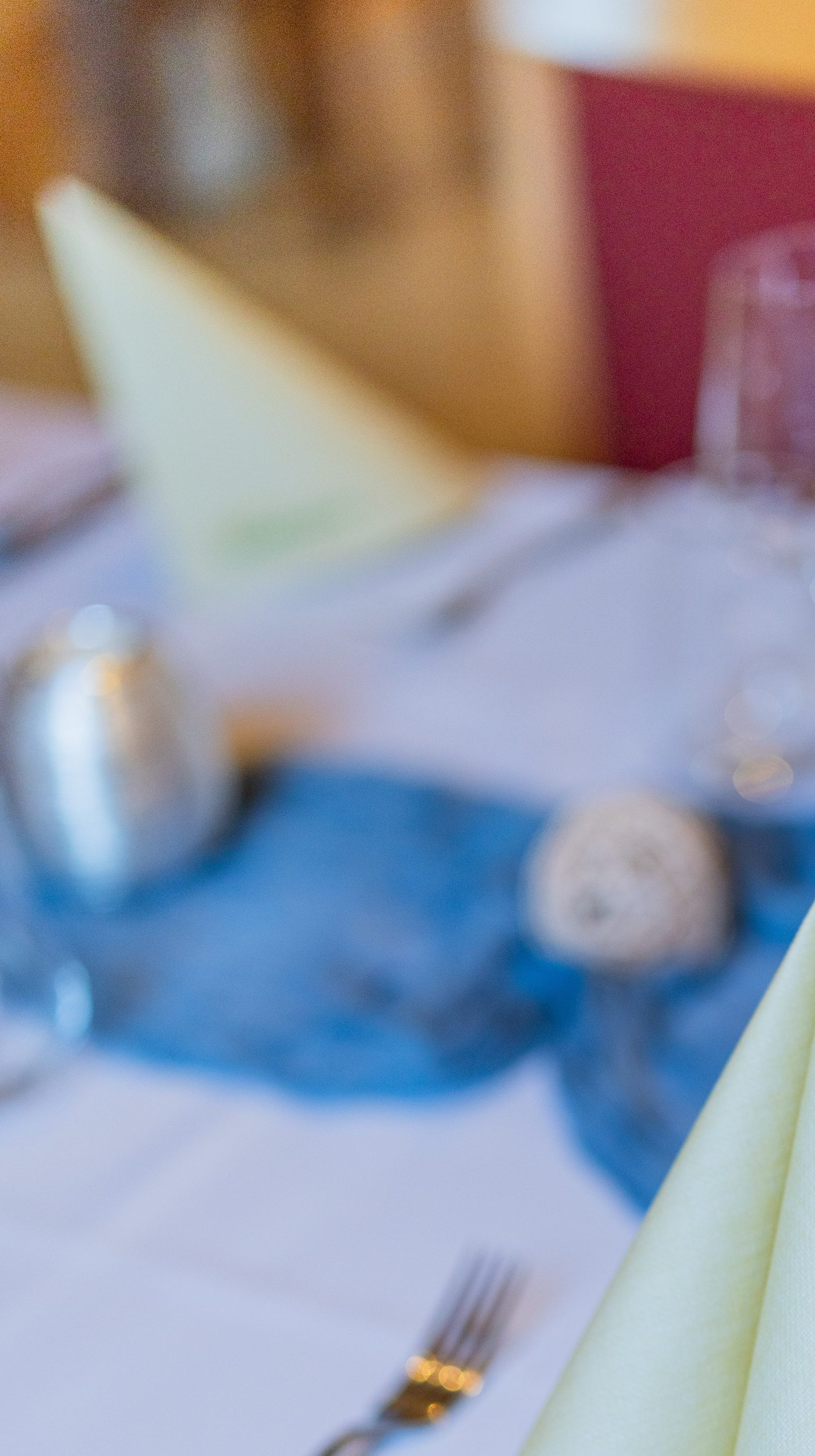 A table set for a party