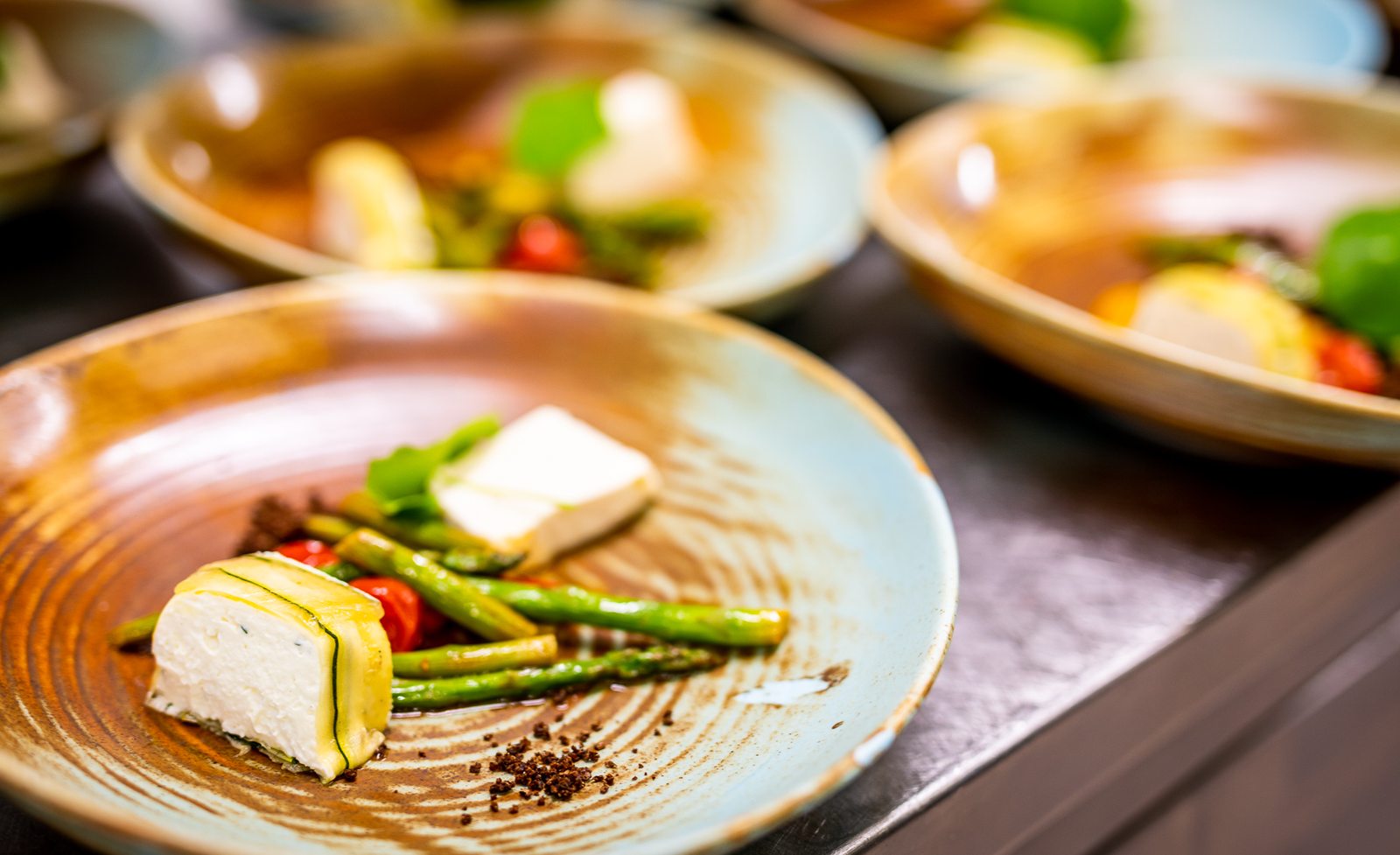 A plated dish